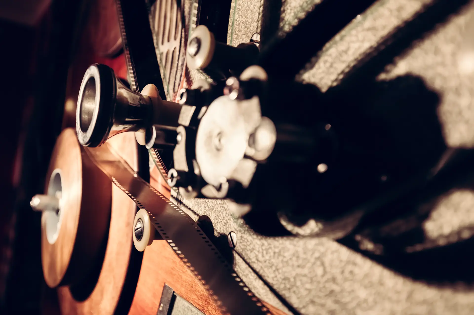 Vintage 16mm film projector